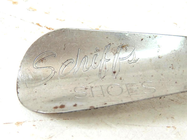 Schiff's SHOES 1950y~スチール製・ヴィンテージ・靴べら・シュー