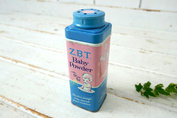 1940's~ Z.B.T. Baby Powder ティン製・US ヴィンテージ・ベビー 