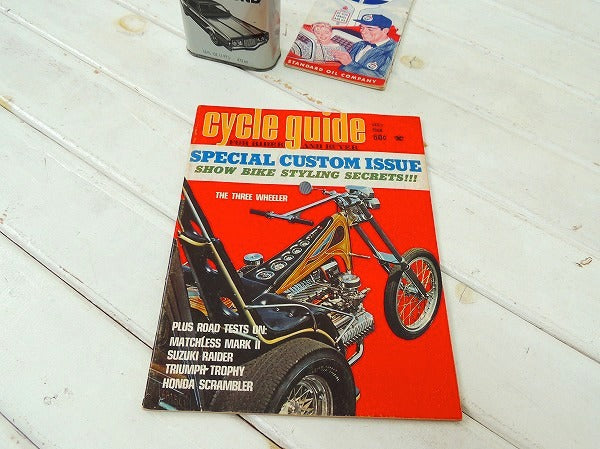 cycle guide 1968 カスタム ビンテージ・オートバイ雑誌・USA