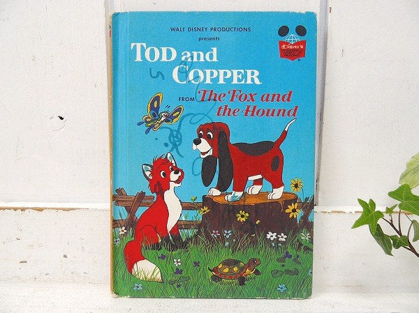 TOD and COPPER】ディズニー・きつねと猟犬・80'sヴィンテージ・絵本