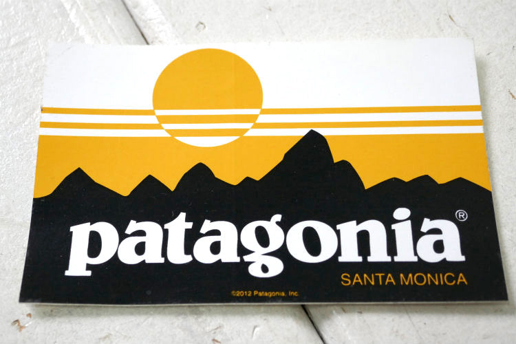 パタゴニア patagonia サンタモニカ ロサンゼルス SUNRISE カリフォルニア ステッカー USA SANTA MONICA