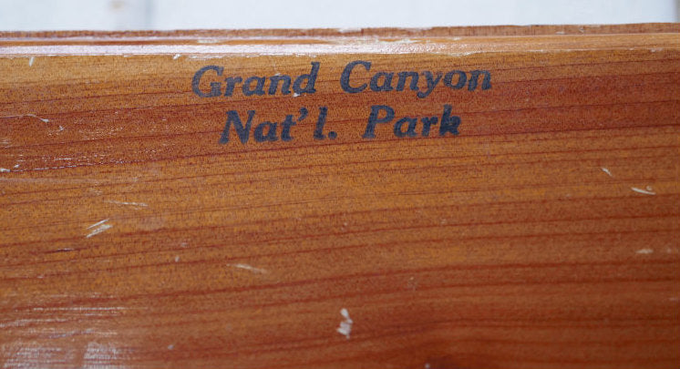 Grand Canyon National Park グランドキャニオン カメオ スーベニア 木製 ヴィンテージ 宝石箱 木箱 ジュエリーケース 木箱 小物入れ USA