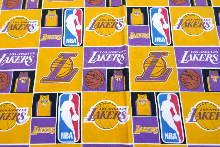 NBA Los Angeles Lakers レイカーズ バスケットボール ヴィンテージ USED ピローケース 枕カバー USA