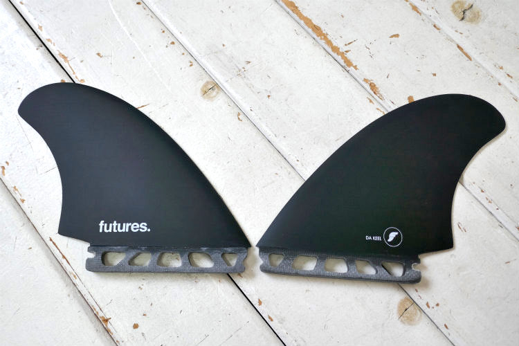 FUTURES FIN フューチャーフィン 日本限定モデル DA KELL HC ツインフィン TWIN FIN SET キールフィン SMOKE スモーク