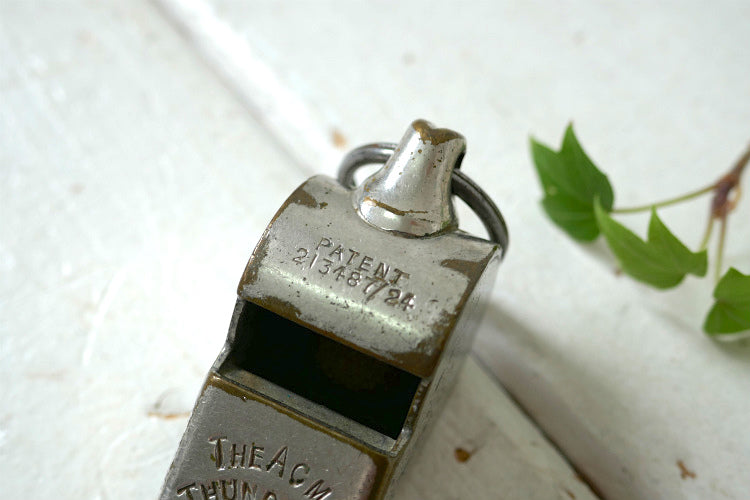 THE ACME THUNDERER ヴィンテージ OLDホイッスル  イギリス製 笛 ENGLAND 英国 PATENT 213487/24