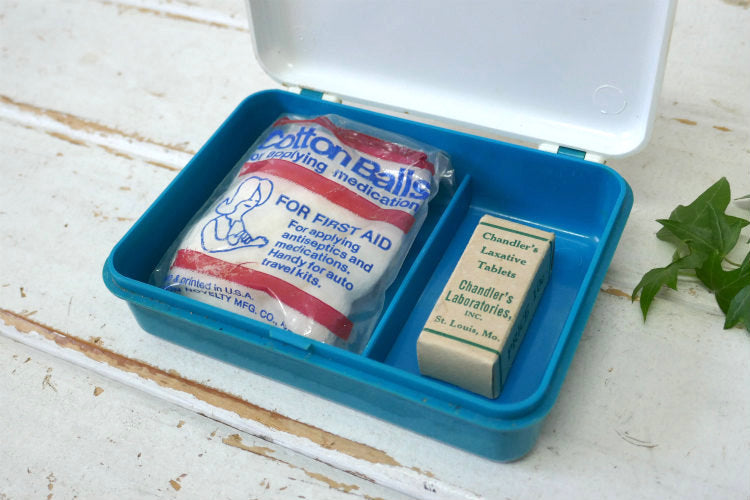 American Republic Insurance Co ジョンソン&ジョンソン FIRST AID KIT 仕切り付き ヴィンテージ 救急箱 ファーストエイド USA