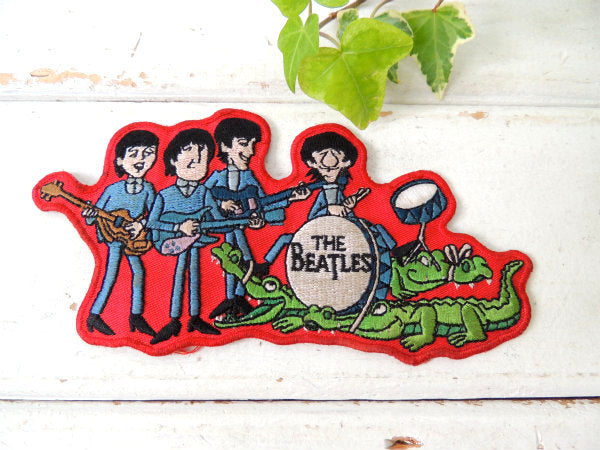 【THE BEATLES・ロックバンド】ビートルズ・ヴィンテージ・刺繍ワッペン・1960~1970