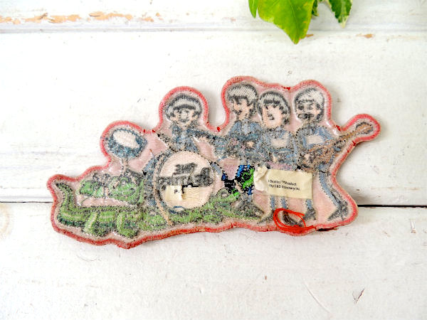 【THE BEATLES・ロックバンド】ビートルズ・ヴィンテージ・刺繍ワッペン・1960~1970