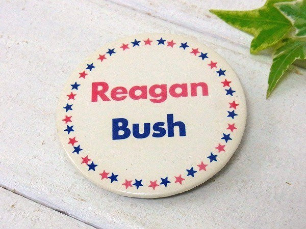 【☆★☆★Reagan  Bush☆★☆★】大統領・ヴィンテージ・缶バッジ・USA