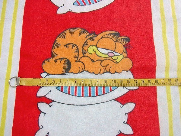 【ガーフィールド】Garfield・70'sヴィンテージ・ユーズドシーツ(ボックスタイプ) USA