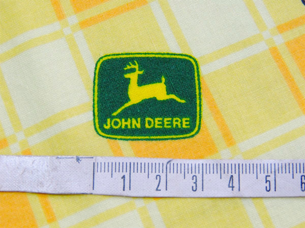 【John Deere】USA!ジョンディア・トラクター柄・ファブリック/生地