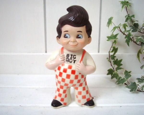 【ビッグボーイ】BIG BOY・70'sヴィンテージ・コインバンク/貯金箱/ソフビドール USA