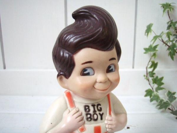 【ビッグボーイ】BIG BOY・70'sヴィンテージ・コインバンク/貯金箱/ソフビドール USA