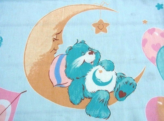 【ケアベア】Care Bears・ヴィンテージ・USEDフラットシーツ(1/2) USA