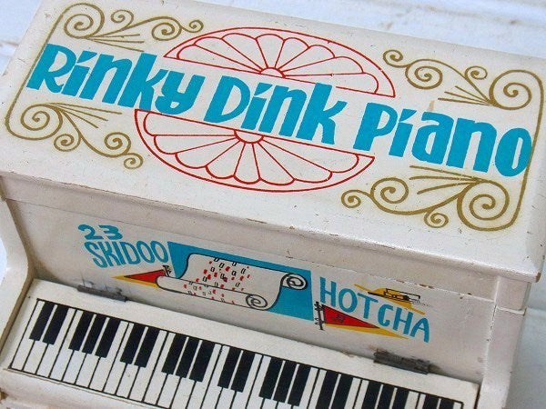 【Rinky Dink Piano】ピアノ型・木製・アンティーク・ジュエリーボックス/宝石箱　USA