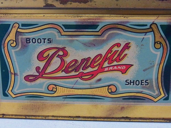 【Public Benefit Boot Co】イギリス製・アドバタイジング・ヴィンテージ・ティン缶