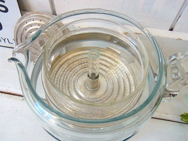 【OLD PYREX】パイレックス・フレームウェア・4カップ・パーコレーター　USA