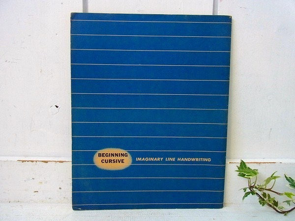 筆記体・アルファベット・50'sアンティーク・練習帳/学習帳 USA