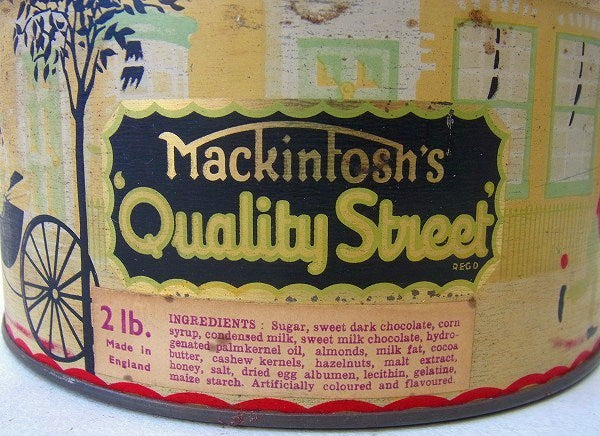 【Mackintosh's】イギリス製・アンティーク・ティン缶/トフィー缶/ENGLAND