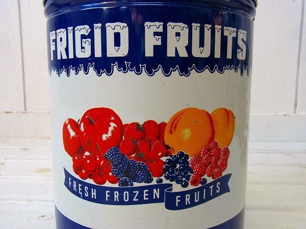 【FRIGID FRUITS】フローズンフルーツのヴィンテージ・ティン缶　USA